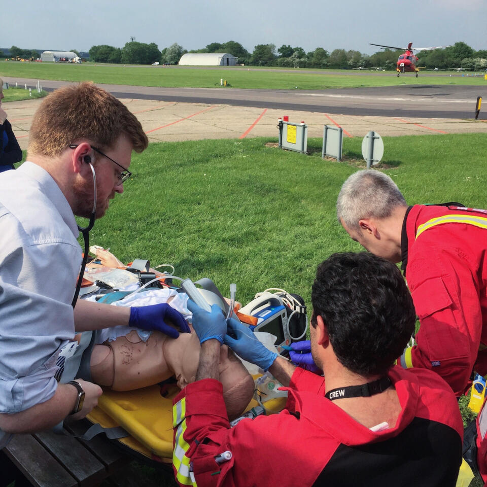 Simulation Training, Essex & Hertfordshire Air Ambulance Trust, 2018