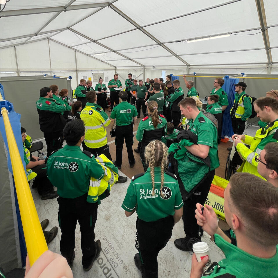 Clinical Lead, Treatment Centre, Tramlines Music Festival, St. John Ambulance, 2023